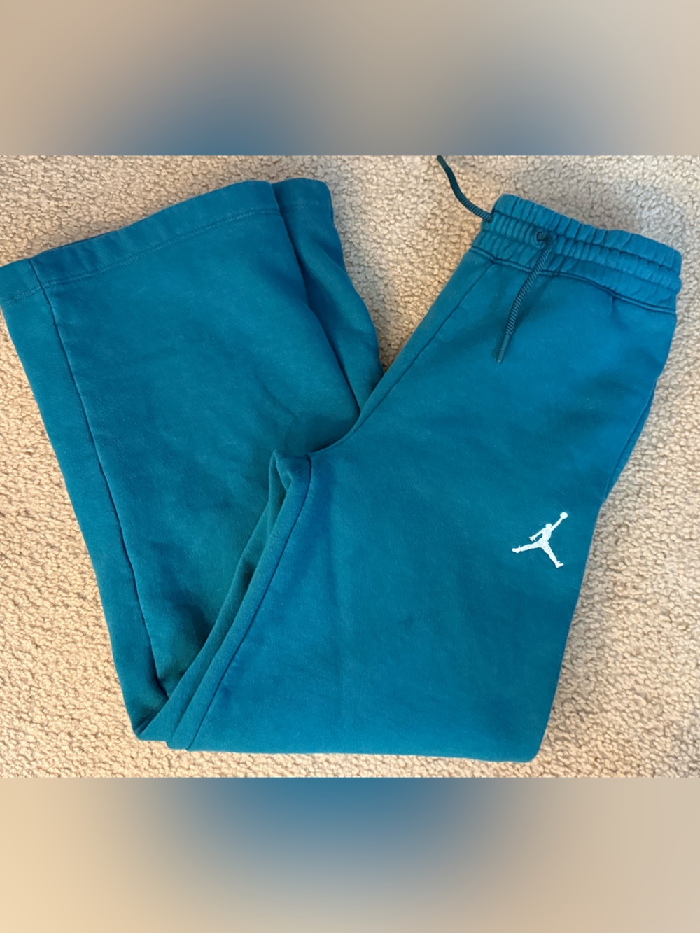 Jordan Teal girls' Jumpman wide leg Joggers